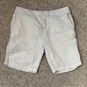 Tommy Hilfiger White Men’s Seersucker Shorts Size 30
